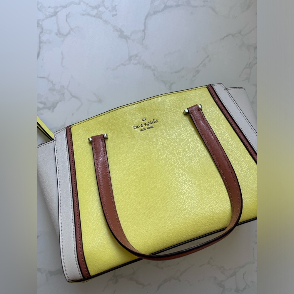✨SOLD KATE SPADE New York Small Patterson Drive Geraldine Satchel in Limelight - Picture 12 of 17